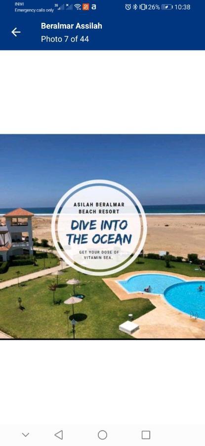 Seaside Poolside Apartment Asilah Eksteriør bilde